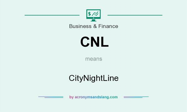 What does CNL mean? It stands for CityNightLine