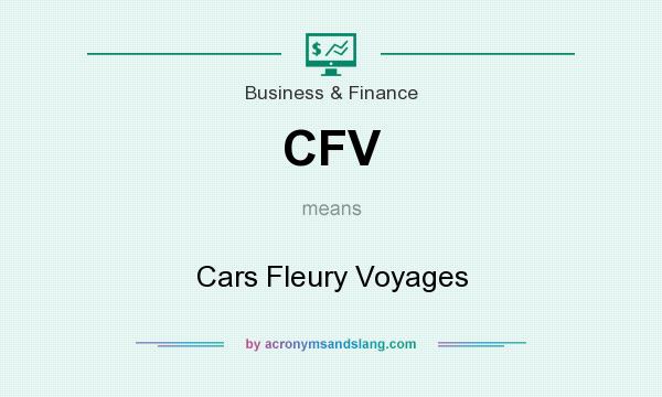 What does CFV mean? It stands for Cars Fleury Voyages