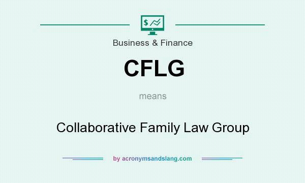 What does CFLG mean? It stands for Collaborative Family Law Group