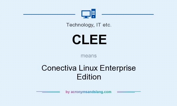 What does CLEE mean? It stands for Conectiva Linux Enterprise Edition