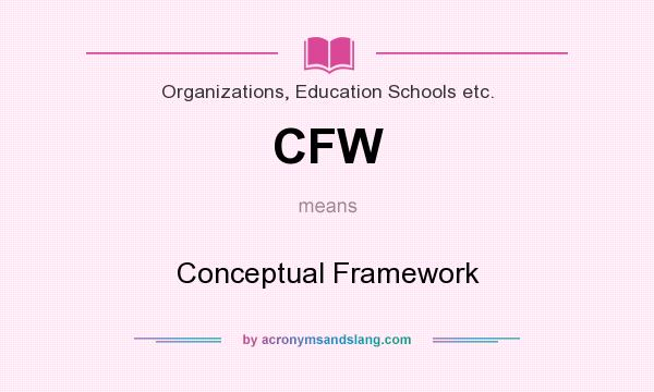 What does CFW mean? It stands for Conceptual Framework