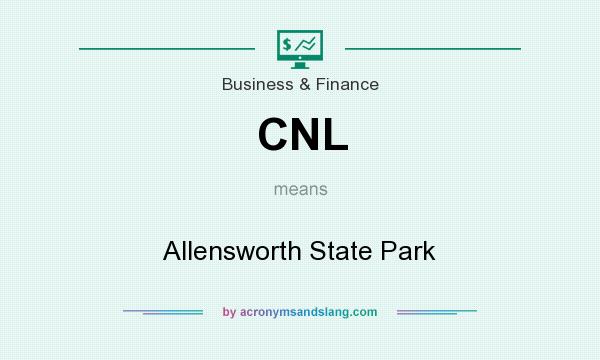 What does CNL mean? It stands for Allensworth State Park