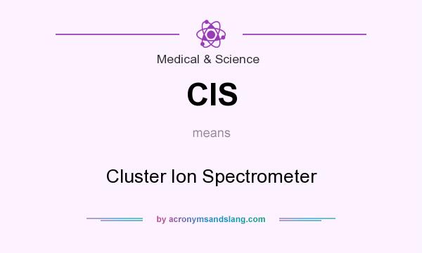 What does CIS mean? It stands for Cluster Ion Spectrometer