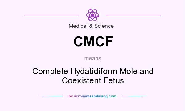 What does CMCF mean? It stands for Complete Hydatidiform Mole and Coexistent Fetus