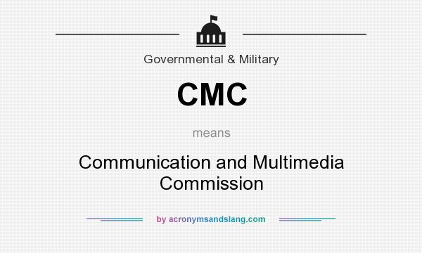 What does CMC mean? It stands for Communication and Multimedia Commission