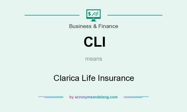 What does CLI mean? It stands for Clarica Life Insurance