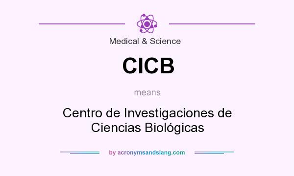 What does CICB mean? It stands for Centro de Investigaciones de Ciencias Biológicas