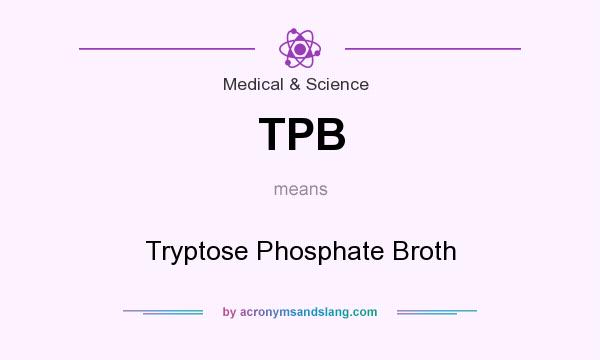 What does TPB mean? It stands for Tryptose Phosphate Broth