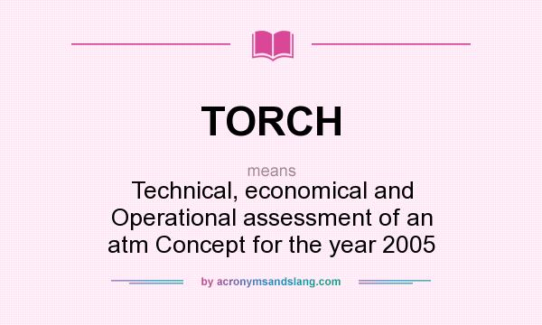 What does TORCH mean? It stands for Technical, economical and Operational assessment of an atm Concept for the year 2005