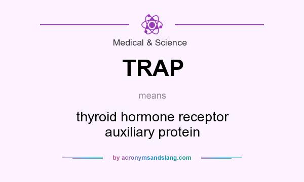 What does TRAP mean? It stands for thyroid hormone receptor auxiliary protein