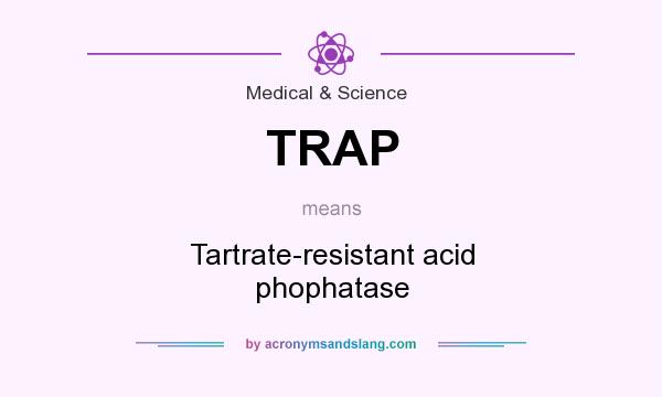 What does TRAP mean? It stands for Tartrate-resistant acid phophatase
