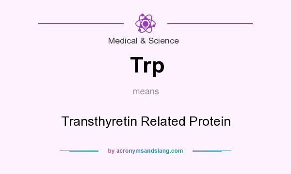 What does Trp mean? It stands for Transthyretin Related Protein