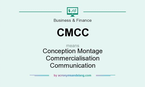 What does CMCC mean? It stands for Conception Montage Commercialisation Communication