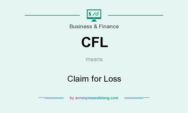 What does CFL mean? It stands for Claim for Loss
