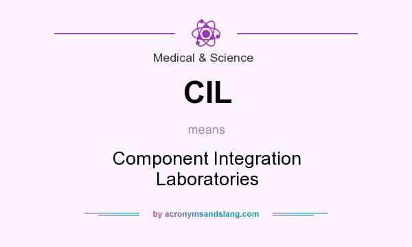 What does CIL mean? It stands for Component Integration Laboratories