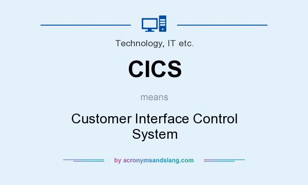 What does CICS mean? It stands for Customer Interface Control System