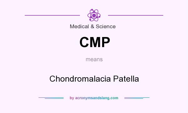 What does CMP mean? It stands for Chondromalacia Patella