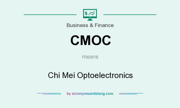 What does CMOC mean? It stands for Chi Mei Optoelectronics