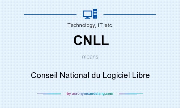 What does CNLL mean? It stands for Conseil National du Logiciel Libre