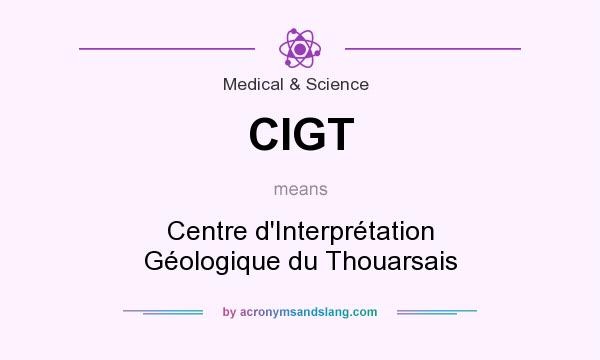 What does CIGT mean? It stands for Centre d`Interprétation Géologique du Thouarsais