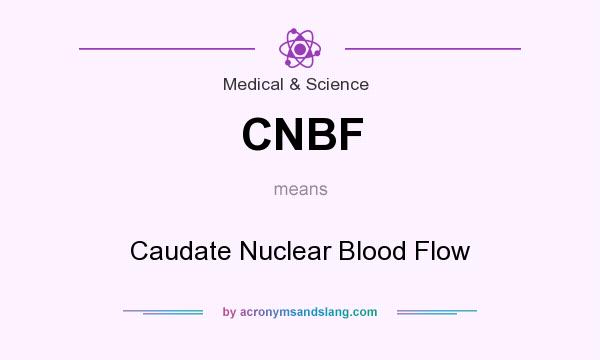 What does CNBF mean? It stands for Caudate Nuclear Blood Flow