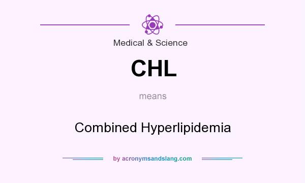 What does CHL mean? It stands for Combined Hyperlipidemia