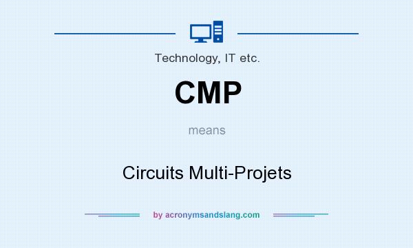 What does CMP mean? It stands for Circuits Multi-Projets