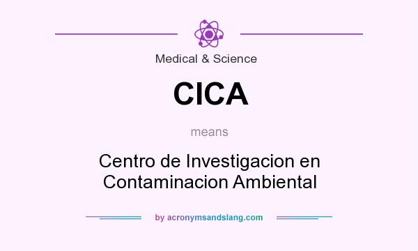 What does CICA mean? It stands for Centro de Investigacion en Contaminacion Ambiental