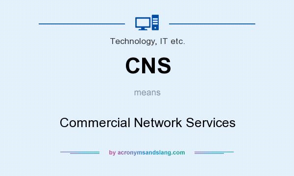 What does CNS mean? It stands for Commercial Network Services