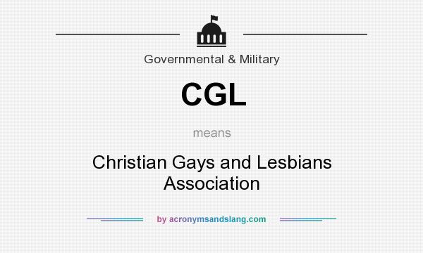 What does CGL mean? It stands for Christian Gays and Lesbians Association