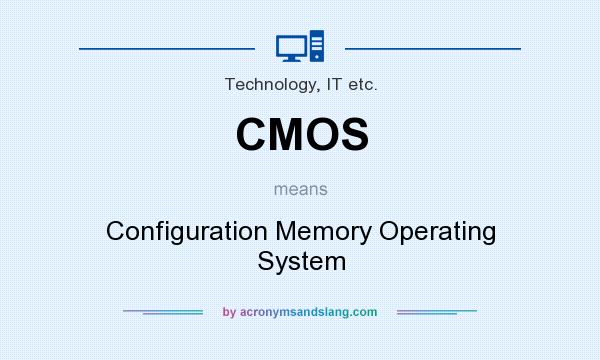 What does CMOS mean? It stands for Configuration Memory Operating System