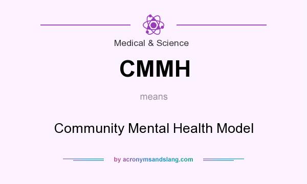 What does CMMH mean? It stands for Community Mental Health Model