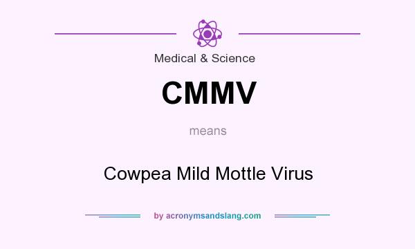 What does CMMV mean? It stands for Cowpea Mild Mottle Virus