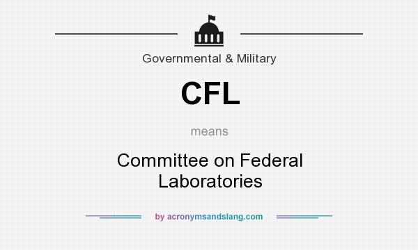 What does CFL mean? It stands for Committee on Federal Laboratories