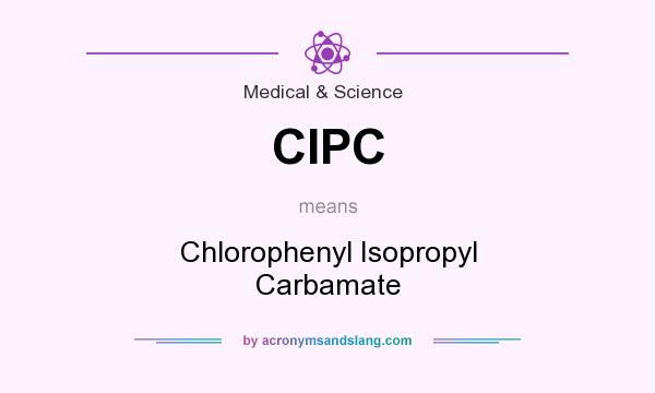 What does CIPC mean? It stands for Chlorophenyl Isopropyl Carbamate