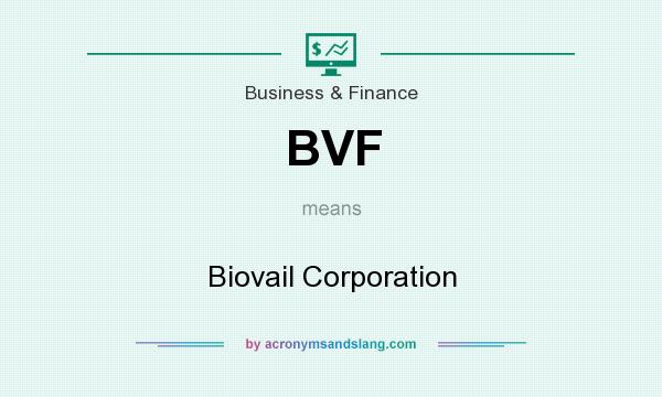 What does BVF mean? It stands for Biovail Corporation