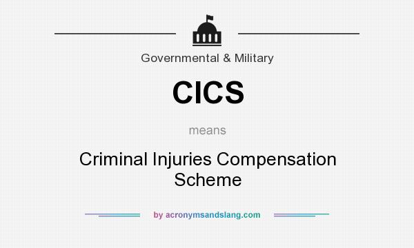 What does CICS mean? It stands for Criminal Injuries Compensation Scheme