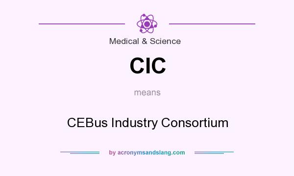 What does CIC mean? It stands for CEBus Industry Consortium