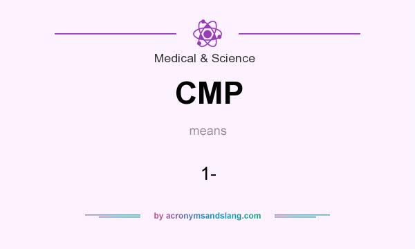 What does CMP mean? It stands for 1-