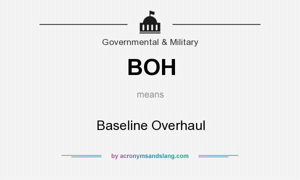What does BOH mean? It stands for Baseline Overhaul