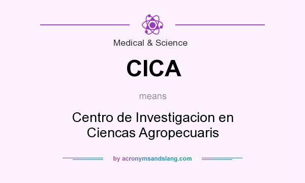 What does CICA mean? It stands for Centro de Investigacion en Ciencas Agropecuaris
