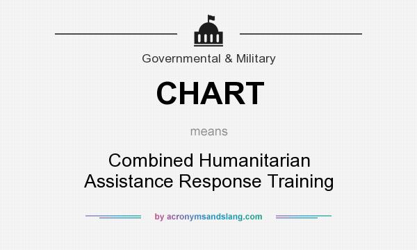 What does CHART mean? It stands for Combined Humanitarian Assistance Response Training