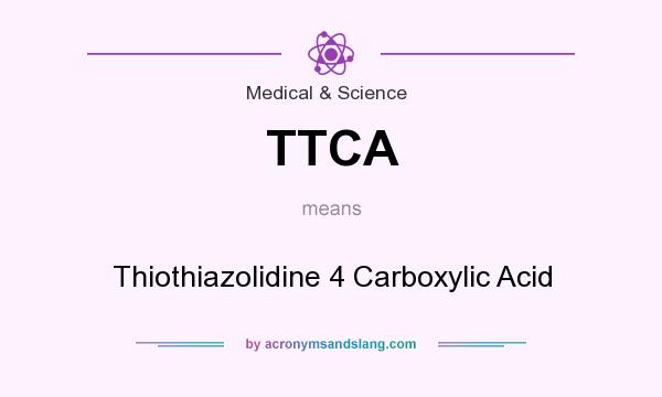 What does TTCA mean? It stands for Thiothiazolidine 4 Carboxylic Acid