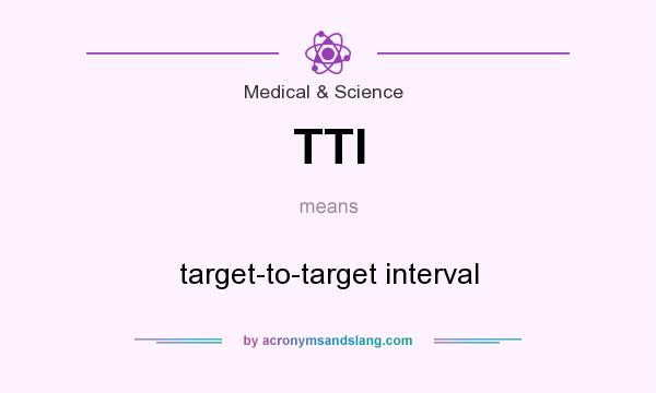 What does TTI mean? It stands for target-to-target interval