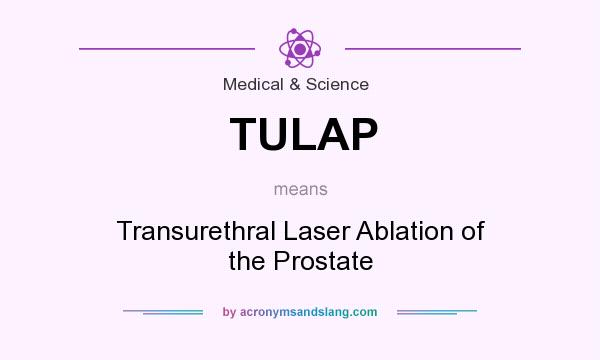 What does TULAP mean? It stands for Transurethral Laser Ablation of the Prostate