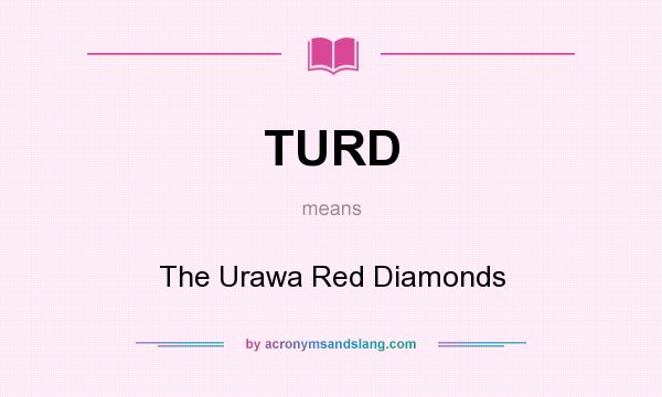 What does TURD mean? It stands for The Urawa Red Diamonds