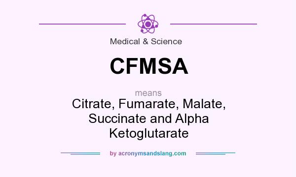 What does CFMSA mean? It stands for Citrate, Fumarate, Malate, Succinate and Alpha Ketoglutarate
