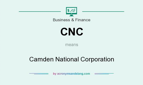 What does CNC mean? It stands for Camden National Corporation