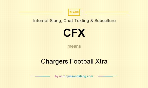 What does CFX mean? It stands for Chargers Football Xtra