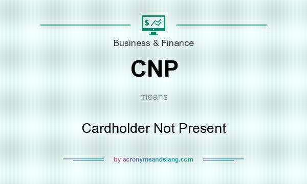 What does CNP mean? It stands for Cardholder Not Present